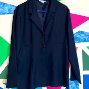 Navy Blue lightweight jacket by DANIELLE B